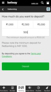Betway Review India: WITHDRAWAL TIMES .